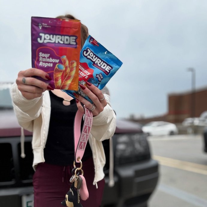 user image by @cass.pederson, JOYRIDE Candy Sour Rainbow Gummy Ropes - 3.5oz