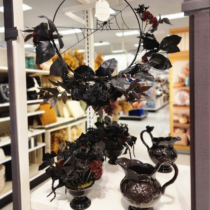 user image by @ohtarget, Floral Halloween Wreath - Threshold&#8482;