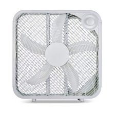 Shop For Living Plastic 5-Blade Portable Box/Floor Fan, 2-Speed, White, 20-in and more