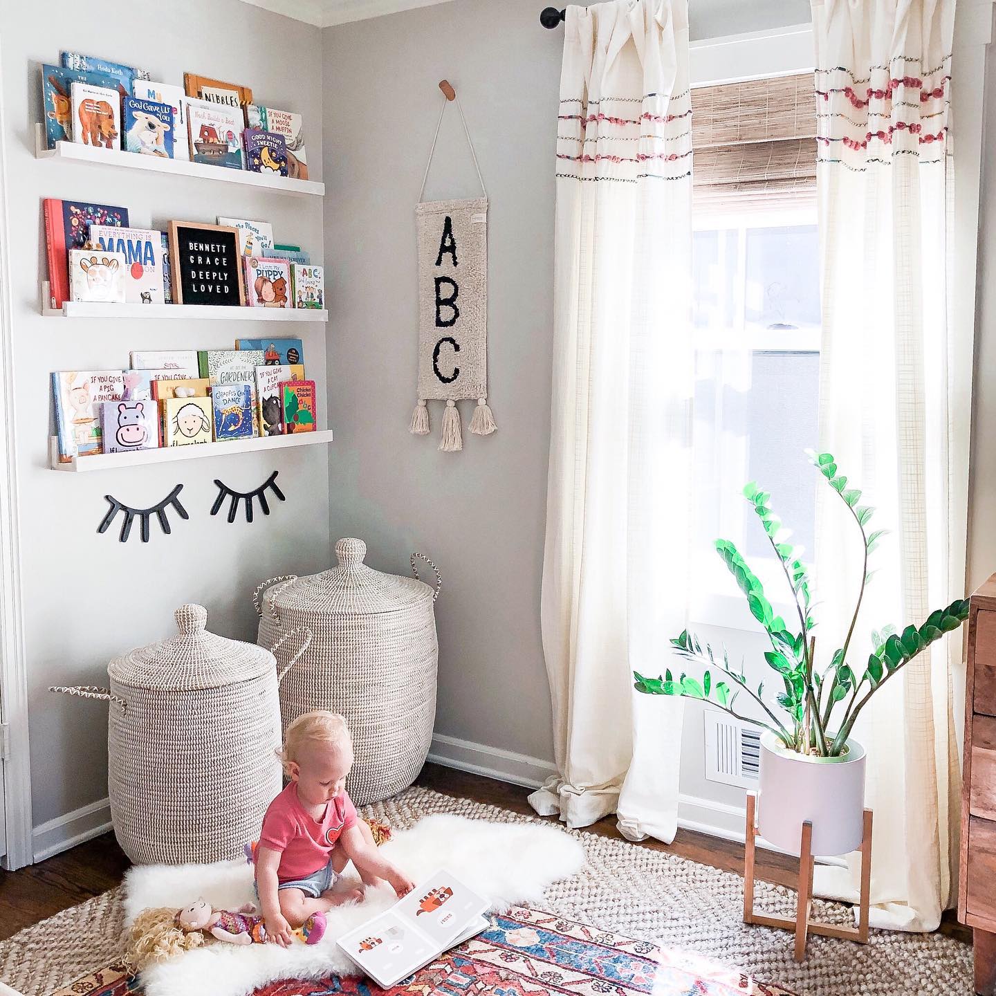 Sweet little reading nook Instagram Post