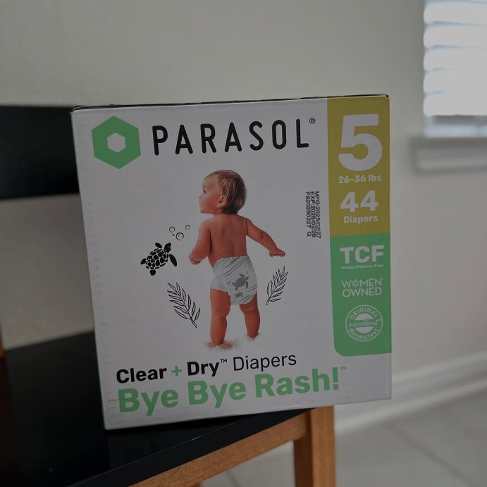 user image by @carolbotelloq, Parasol Chlorine-Free Diapers with Rash Shield Protection