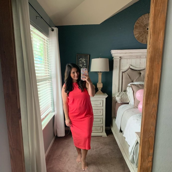 user image by @styleitwithjess, Women's Knit Midi Shift Dress - Universal Thread™