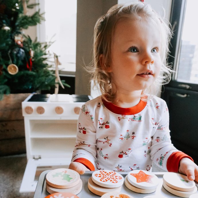 user image by @ab832013, Melissa &#38; Doug Slice and Bake Wooden Christmas Cookie Play Food Set