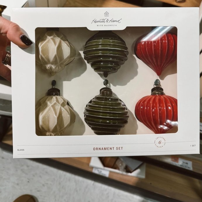 user image by @home_bycourt, 6pk Mid Century Modern Ornaments - Hearth &#38; Hand&#8482; with Magnolia