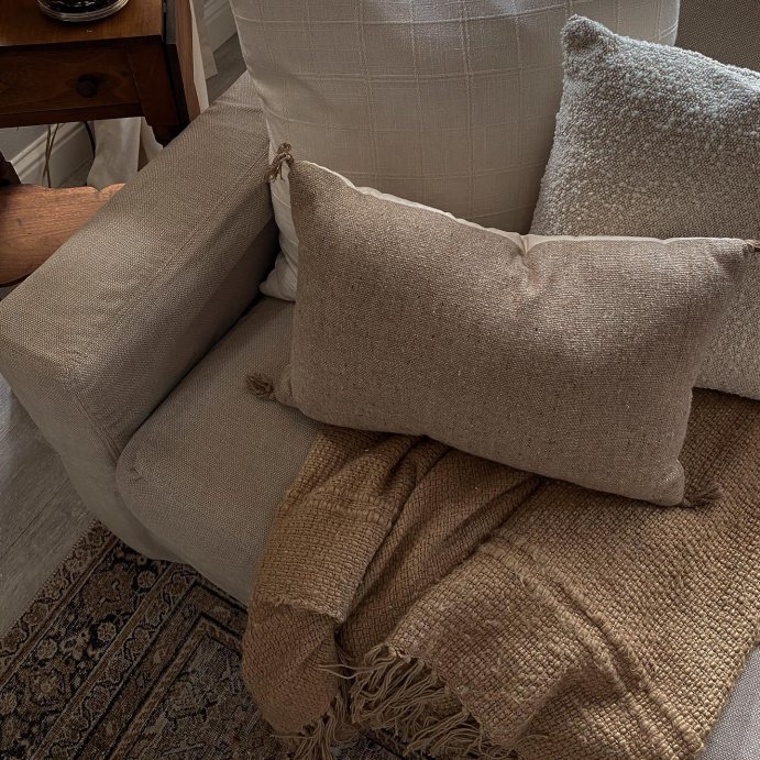 user image by @geene05, Oblong Traditional Tweed Decorative Throw Pillow Natural Brown - Threshold&#8482;