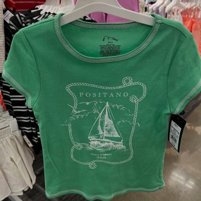 user image by @targetbayareafinds, Girls' Short Sleeve Crew Neck Graphic T-Shirt - art class™