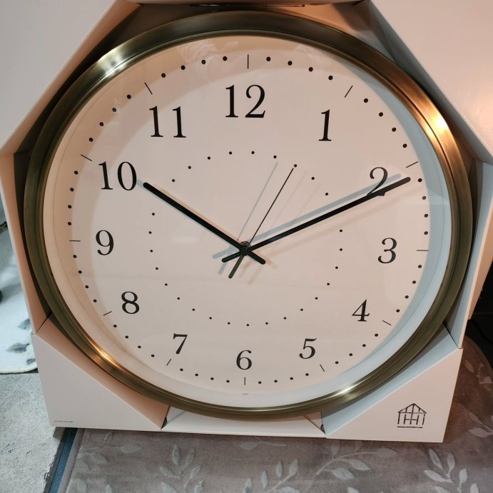 user image by @mamastock55, 20&#34; Brass Analog Circular Wall Clock - Hearth &#38; Hand&#8482; with Magnolia