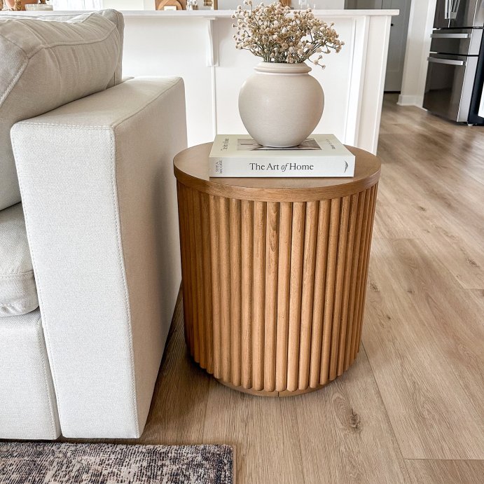 user image by @thislovelyabode, Dowel Accent Table Natural - Threshold&#8482; designed with Studio McGee Fully Assembled