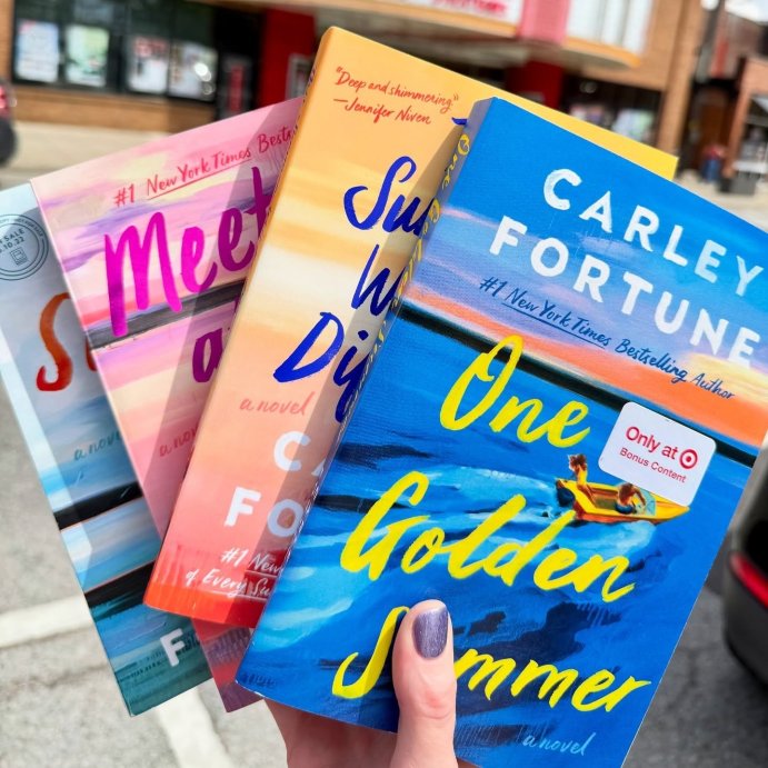 user image by @whatkaitlinread, One Golden Summer - Target Exclusive Edition - by Carley Fortune (Paperback)