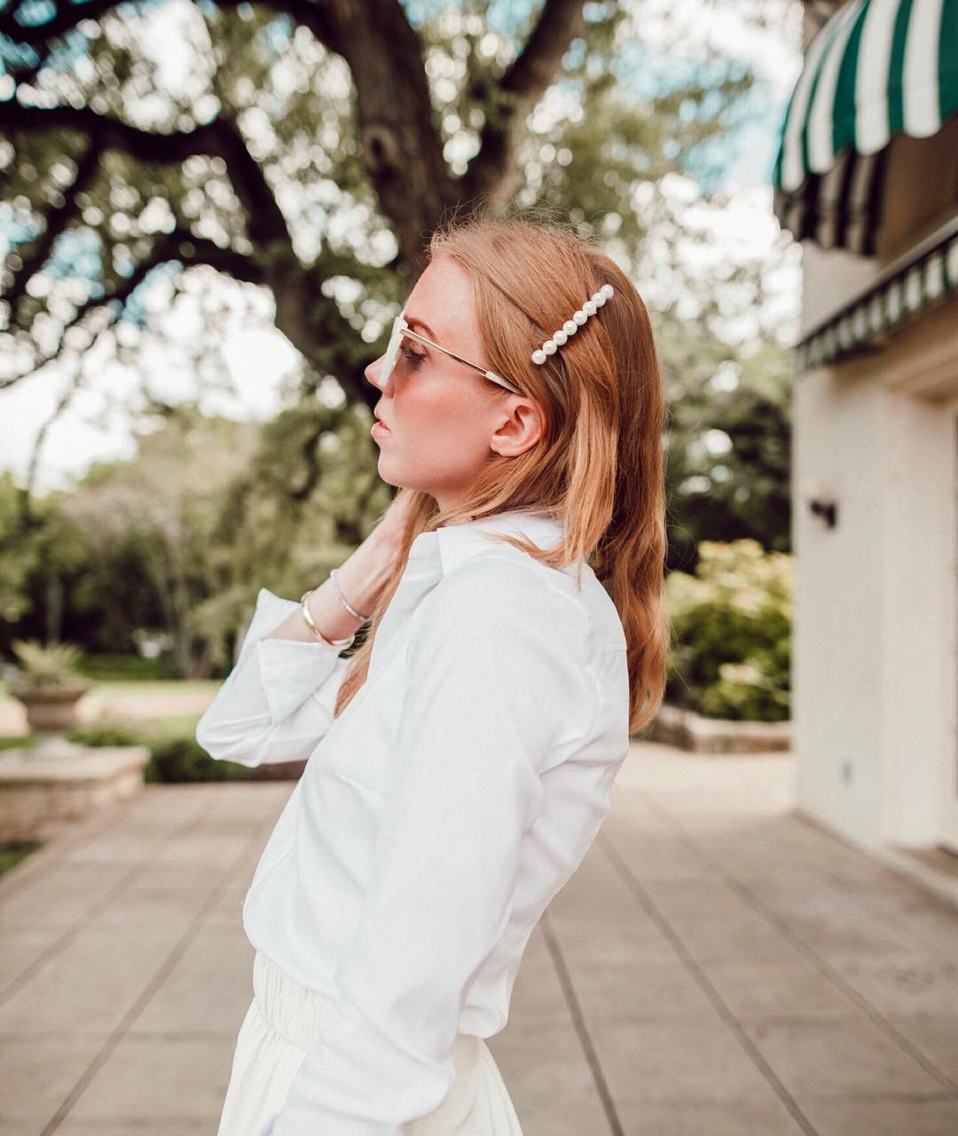 White shirt clearance style for girl