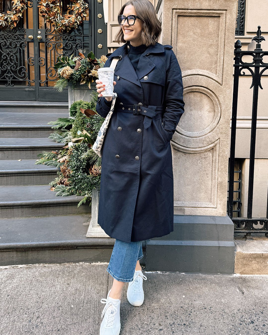 Petite grey trench clearance coat