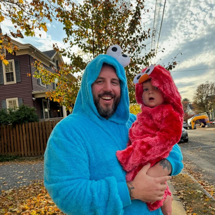user image by @_alexandraheld_, Disguise Toddler Sesame Street Elmo and Tango Costume