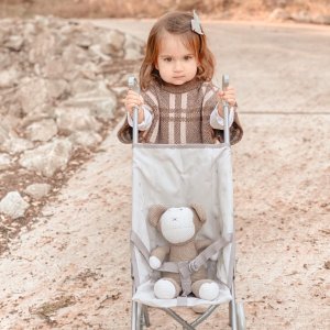 uppababy vista triple V3 Stroller - Open Box & Quality Checked Color:4F6_Beta Blue Dark Heather/Goblin Blue Gloomy Bear Furry Mini adjustable handlebar HNJ - IK-619 - Carbon Forged