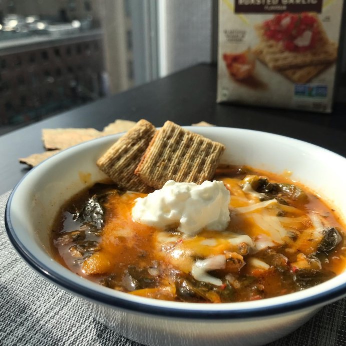 user image by @afoodietriestocook, Triscuit Roasted Garlic Crackers - 8.5oz