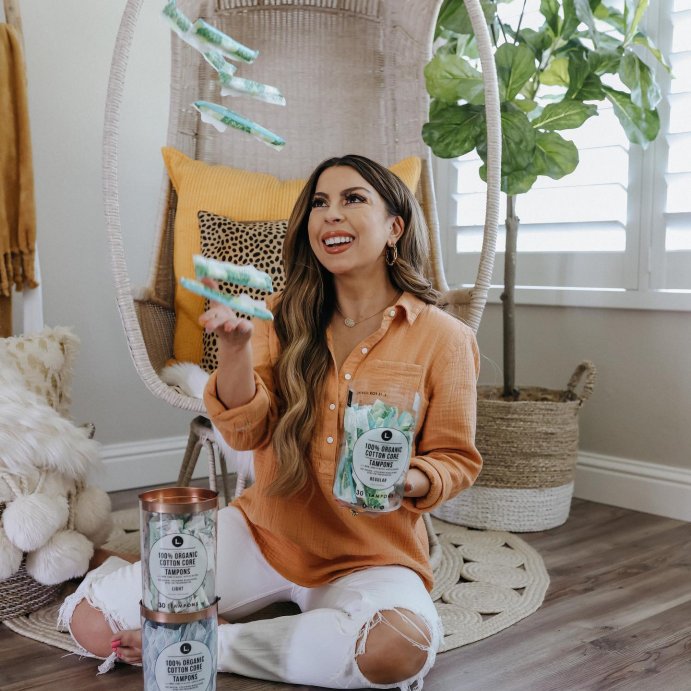 user image by @uniquelyjulz, L . Organic Cotton Full Size Refill Tampons - Regular - 42ct