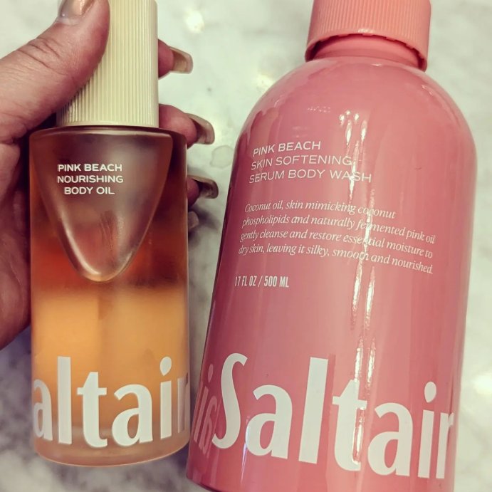 user image by @lisalovesmakeup, Saltair Pink Beach Serum Body Wash - Coconut Scent - 17 fl oz