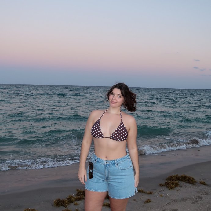 user image by @_maddiepaige, Women's Bow Front Triangle Bikini Top - Wild Fable™