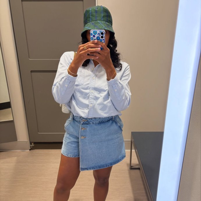 user image by @_jessi_elaine, Women&#39;s Long Sleeve Collared Button-Down Shirt - Universal Thread&#8482;