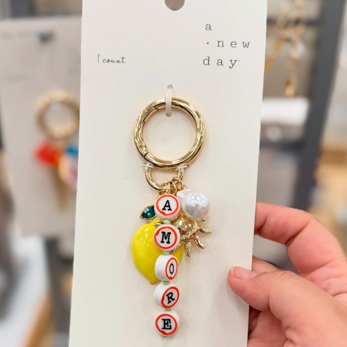 user image by @katattarget, Lemon and Amour Beaded Handbag Charm - A New Day&#8482;