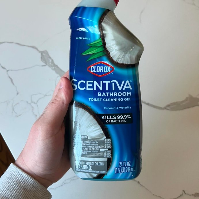 user image by @mrs.cialabrini, Clorox Scentiva Coconut &#38; Waterlily Toilet Cleaning Gel - 24 fl oz