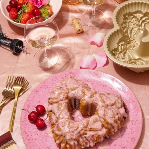 bundt pan, floral heart VDAY - Whisk