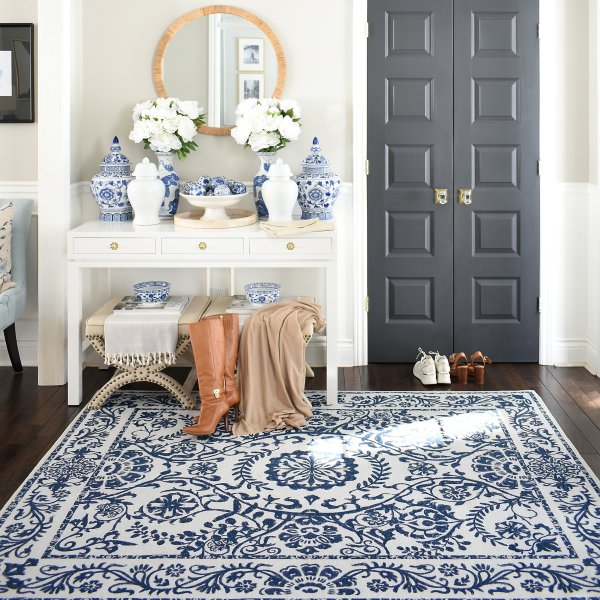 Delphina Delft Blue Rug
