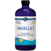 Shop Nordic Naturals Omega-3 Liquid ? Supports Cognition, Heart, & Immune Health ? 1,560 MG ? Lemon (16 fl. oz.) and more