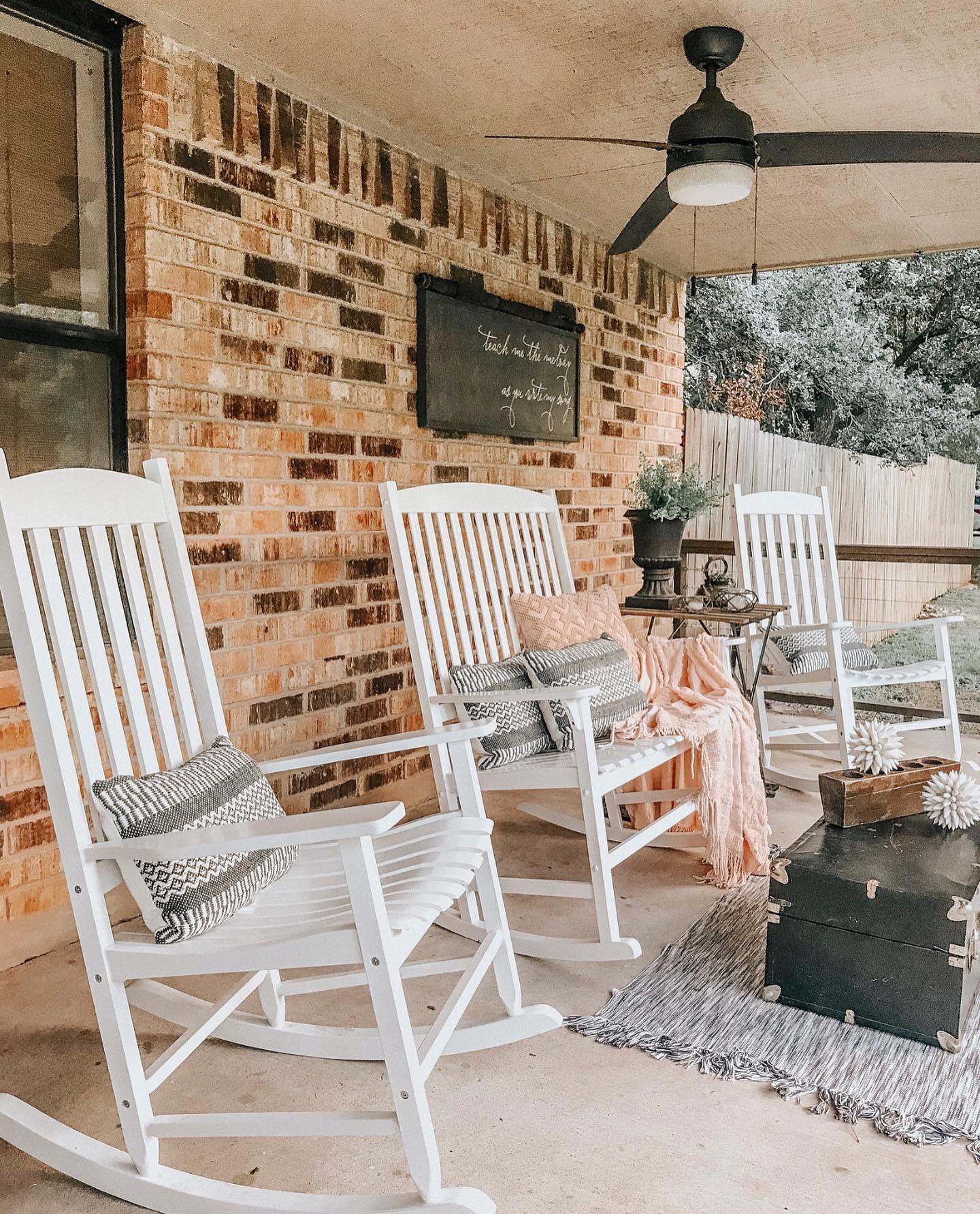 Peaceful front porch Instagram Post