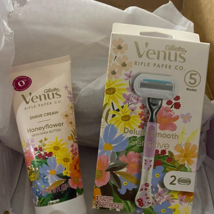 user image by @thepurpleloba, Rifle Paper Co. + Venus Pure Honeyflower Shave Cream - 6 fl oz