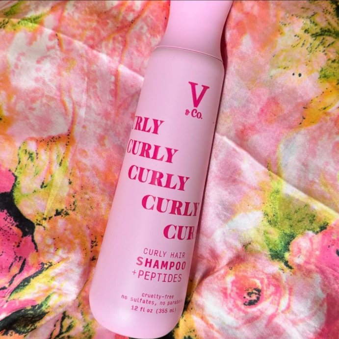 user image by @heyitsmenishab, V&#38;Co. Beauty Curly Hair + Peptide Shampoo - 12 fl oz