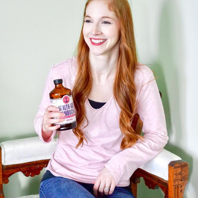 user image by @raising.little.cheeks, Health-Ade Organic Vegan Pomegranate Kombucha - 16 fl oz