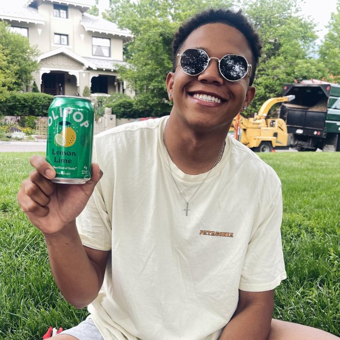 user image by @korey.hairston, OLIPOP Lemon Lime Prebiotic Soda - 12 fl oz Can