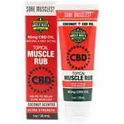 Shop Uncle Bud's CBD Hemp Extract Muscle Rub - 60 MG CBD Oil Per Tube - Coconut (1 Ounce) and more