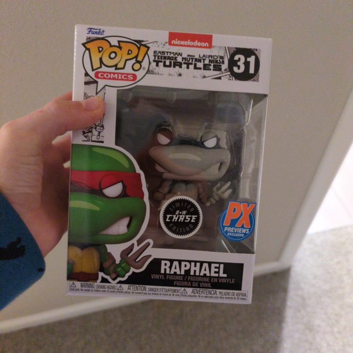 user image by Beckett, Funko POP! Teenage Mutant Ninja Turtles - Raphael (Comic Version) Vinyl Figure #31 Preview Exclusives (PX)