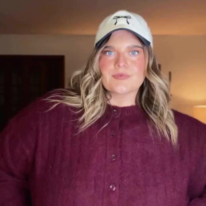 user image by @oh.hey.itspaige, Women's Ribbed Crewneck Cardigan - Wild Fable™