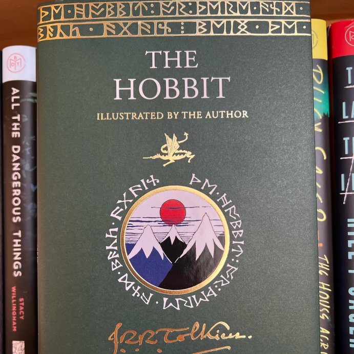 user image by @_thebookishgardener, The Hobbit Illustrated by the Author - (Tolkien Illustrated Editions) by  J R R Tolkien (Hardcover)