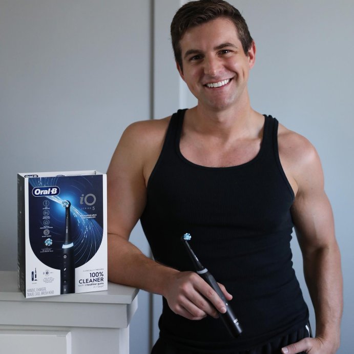 user image by @itscameronhinkle, Oral-B iO Series 5 Electric Toothbrush with Brush Head