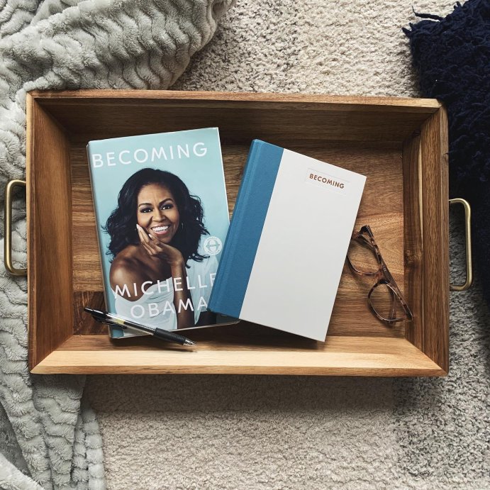 user image by @wellnessworkbooks, Becoming - by Michelle Obama