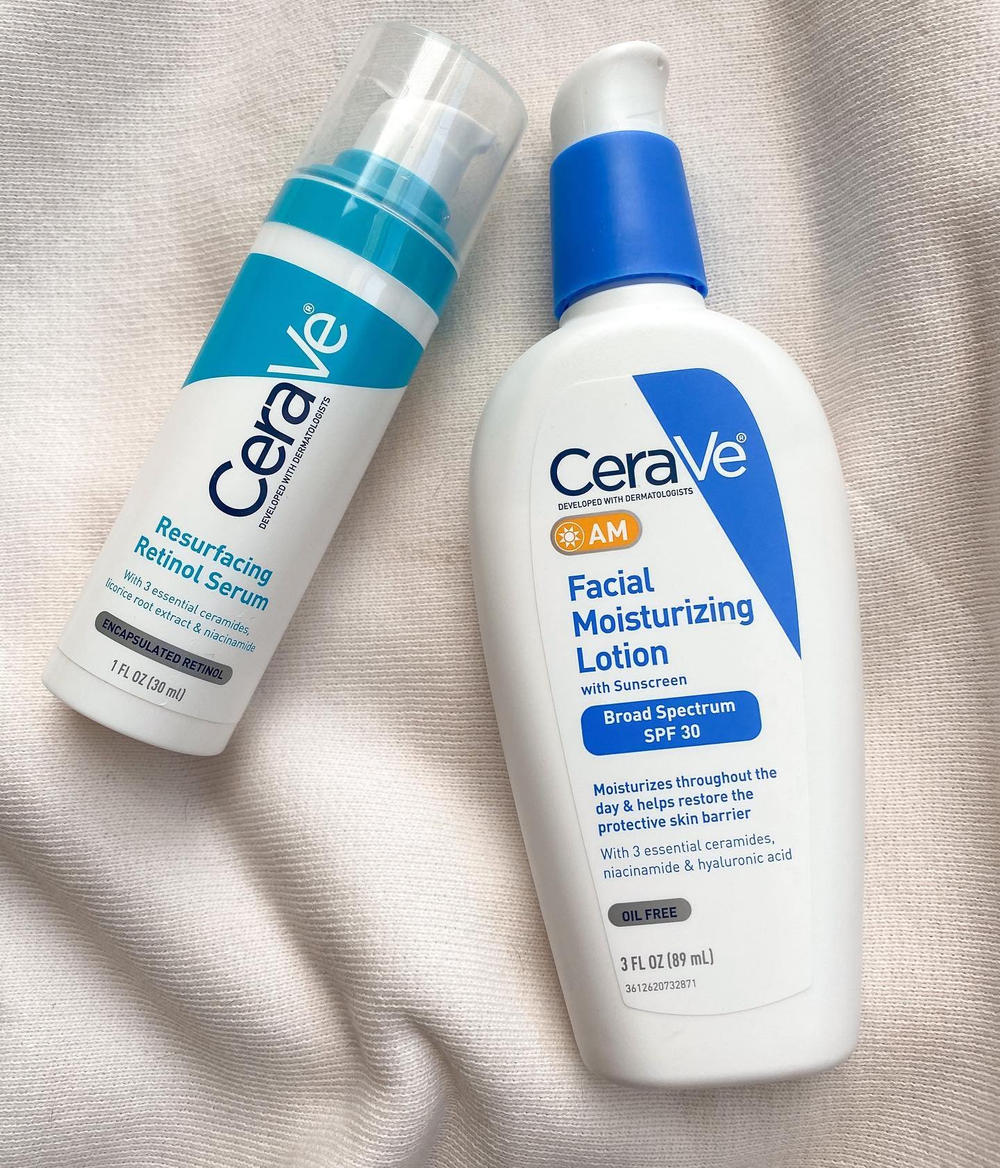 user image by @tcbeautyb, CeraVe Resurfacing Retinol Face Serum - 1 fl oz