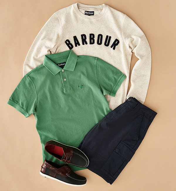 Barbour polo best sale mens Green