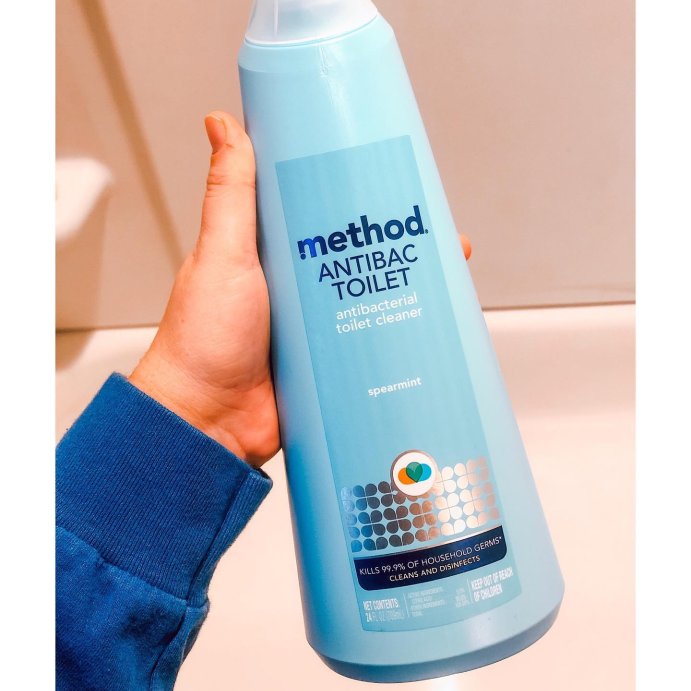 user image by @organizednester, Method Spearmint Cleaning Products Antibacterial Toilet Bowl Cleaner - 24 fl oz