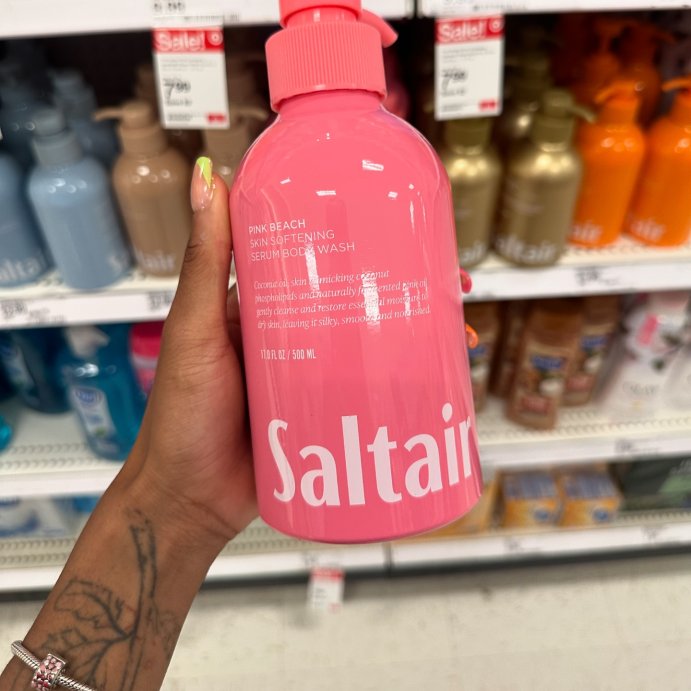 user image by @inalahk, Saltair Pink Beach Serum Body Wash - Coconut Scent - 17 fl oz