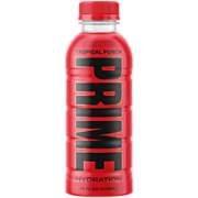 Shop PRIME Prime Hydration with BCAA Blend for Muscle Recovery - Tropical Punch (12 Drinks, 16 Fl Oz. Each) and more