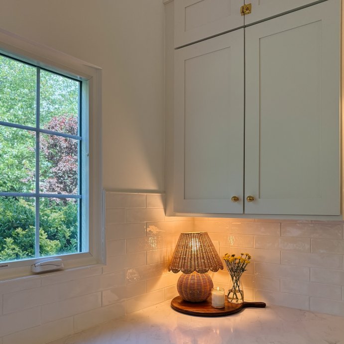 user image by @shanjohnsonhome, Table Lamp with Woven Base and Woven Shade - Threshold&#8482; designed with Studio McGee