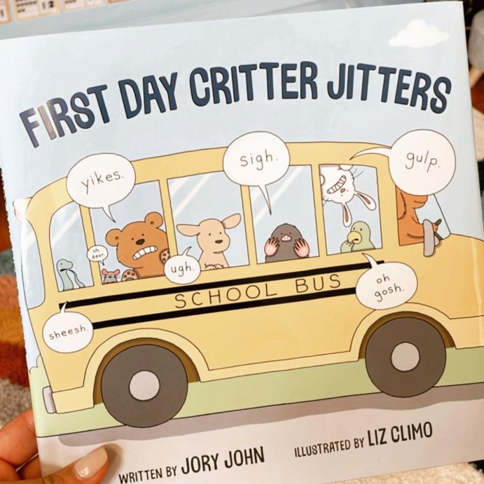 user image by @diverselittlelearners, First Day Critter Jitters - by  Jory John (Hardcover)