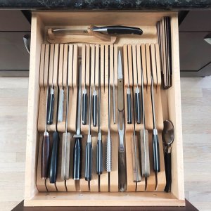 Williams Sonoma In-Drawer 7-Slot Knife Organizer