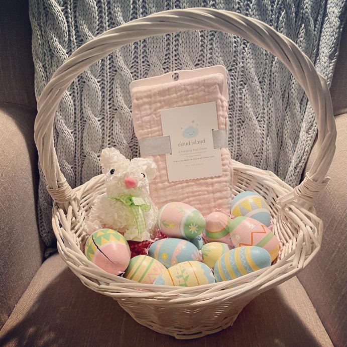 user image by @tiffanylrice125, Muslin Changing Pad Cover - Pink - Cloud Island&#8482;