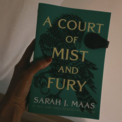 A Court of Mist and Fury Paperback in Green and Yellow
