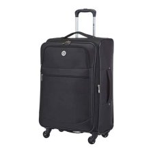 Shop Outbound Softside Spinner Wheel Medium Travel Luggage Suitcase, Black, 24-in and more