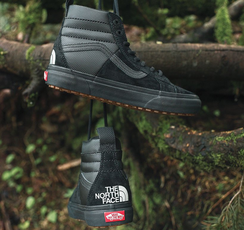 Vans sk8 hi on sale x the north face